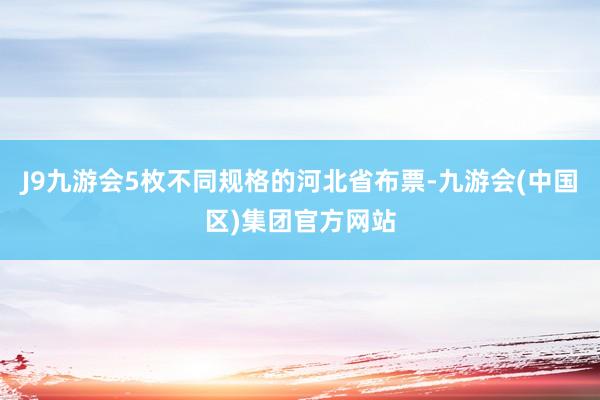 J9九游会5枚不同规格的河北省布票-九游会(中国区)集团官方网站